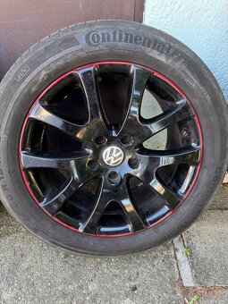 Alu kola R19 VW Touareg – originál + pneu Continental/Barum - 3