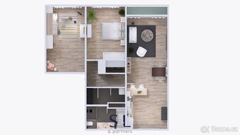 Nově zrekonstruovaný byt 3+kk, 100 m2 – Libotenice, okr. Lit - 3
