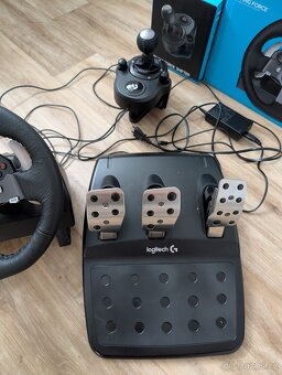 Volant Logitech G920 + řadící páka - 3