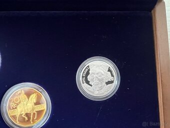 Sada oběžných mincí 2017 proof - dřevěná etue - 3