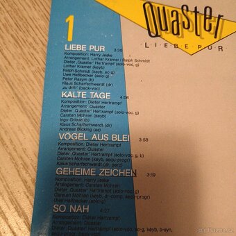 Vinyl Quaster Liebe Pur 1987 - 3