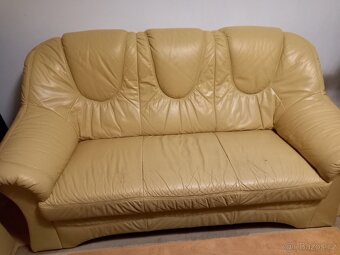 Kožená sedací souprava 3+2+1 - 3