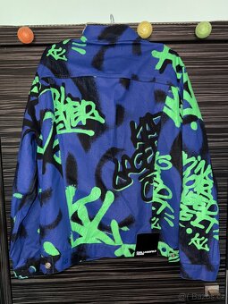 Karl Lagerfeld dzinova bunda a kalhoty set - 3