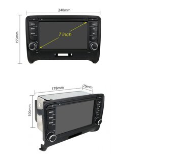 Autorádio pro Audi TT /  Android 13 (4+32GB) - 3