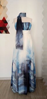 Hedvábné plesové šaty - 3