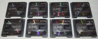 MD minidisc SONY 74/80min., super stav, s obaly, sada 8ks - 3