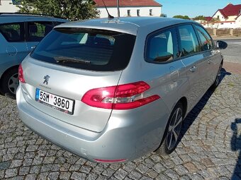 308 SW-kombi,1,6e-hdi-85kw-klima,model 2015-serviska,3x klíč - 3