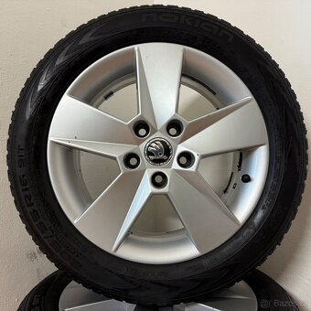 ŠKODA OCTAVIA 3 5x112 R16 ET46+ZIMNÍ 205/55R16 5mm - 3