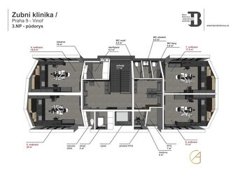 Pronájem ordinace 97 m2 - Praha - Vinoř, ev.č. 00442 - 3