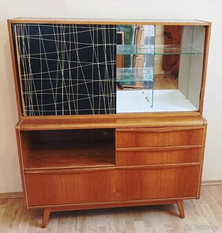 Retro skříňka sekretář Jitona U-372/386  Landsman Nepožitek - 3