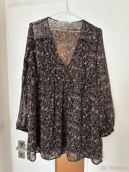 Volné květované šaty Zara - 3