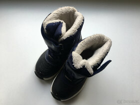 Zimní boty s kožíškem tmavě modré 22 Lupilu - 3