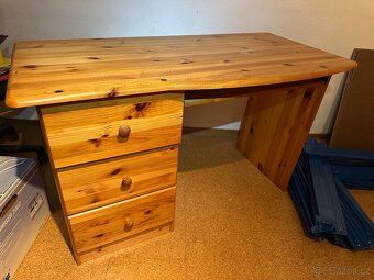 Masivní psací stůl 120x60cm - 3