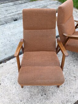 Párová Retro křesla v původním stavu - 3