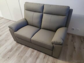 Kožená sedačka cantus super polohovací 3+2 nové - 3