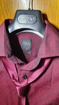 Kvalitní nový pánský oblek zn.Koutný + košile a kravata - 3