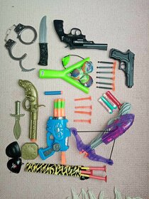 Dětské pistole, zbraně, Nerf, vystřelovací pistole - 3