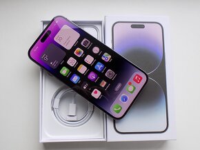 APPLE iPhone 14 Pro MAX 256GB Deep Purple-ZÁRUKA -TOP-100%ba - 3