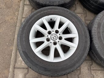4x al kola 5x120 16 + pneu letní 215/65 R16C - 3