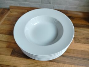 Sada 6 hlubokých talířů na polévku těstoviny pastu IKEA +365 - 3