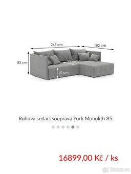 Krásná rozkládací sedačka s úložným prostorem - 3