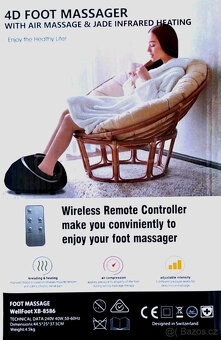 Rolovací masážní přístroj na nohy s infra magnetickou terapi - 3