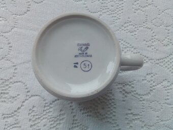 Retro porcelánový dětský hrneček EPIAG,Karlovy Vary - 3
