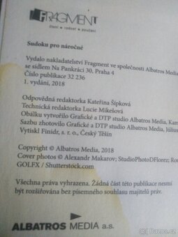Prodám knihu sudoku - 3