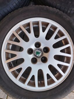 Orig ALU kola škoda 6.5Jx16 205/55 R16 - 3