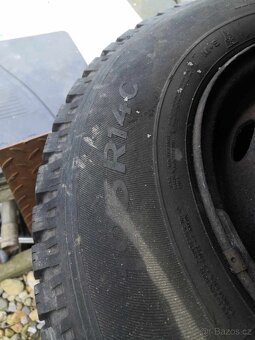 Fiat Ducato rok 1989 - zimní sada kol 195/80 R14C - 3