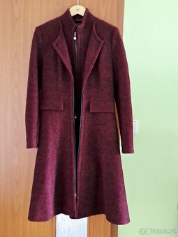 Dámský vlněný zimní kabát, velikost M/L, G.Páralová - 3