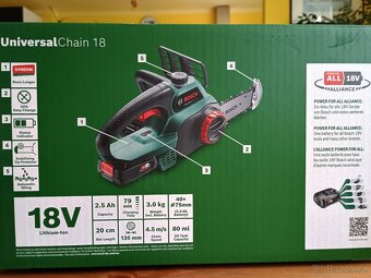 Nová Aku pila Bosch UniversalChain 18 - 3