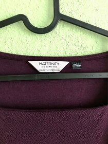 Fialové těhotenské šaty Dorothy Perkins Maternity - zlevněno - 3
