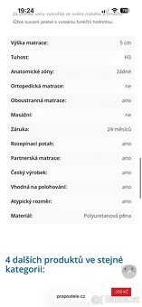 Vrchní matrace - 3