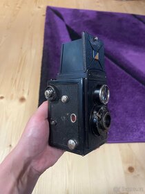 Starý fotoaparát Voigtländer Brillant + pouzdro - 3