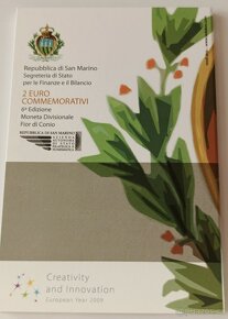 Pamětní mince 2 euro San Marino 2009 Kreativita - 3