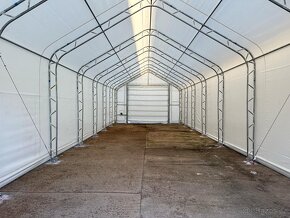 Plachtová hala 6,1m x 9,76m x 4,88m-900g-dvojitá konstrukce - 3