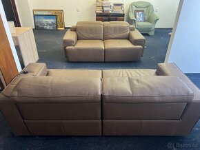 Luxusní kožená sedačka Natuzzi. - 3