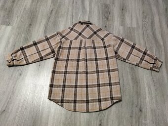 košilová bunda/kabát vel. XXS (oversized), nositelný při M - 3
