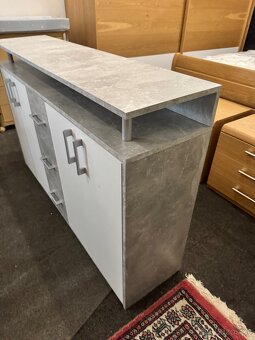 2x stejné hezké komody Bílá/beton - 3
