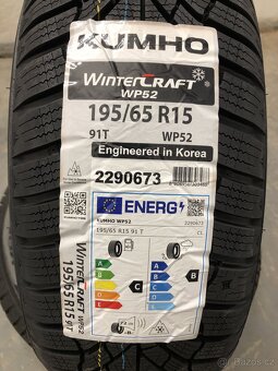195/65 R15 - Kumho - Úplně nové pneu - 3