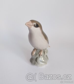Porcelánová figurka ptáčka - Kodaň - 3