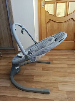 Houpací lehátko Kinderkraft Luli Grey - 3