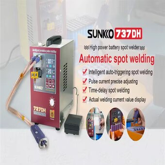Sunkko 737DH bodová svářečka baterií - 3