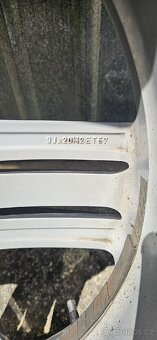 Originál alu kola VW touareg včetně nových pneu - 3