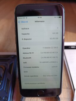 iPhone 8 / 64GB / Space Grey / Baterie 91% - 3