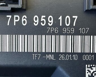 Řídící jednotka el. kufru 7P6959107 VW Touareg 7L FL 2011 - 3