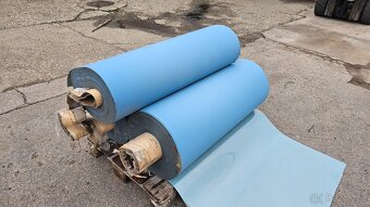 Folie modrá - nová nepoužitá - pevná odolná - 3