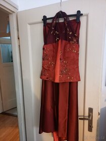 Plesové korzetové šaty vel. L, zn. MONA - 3