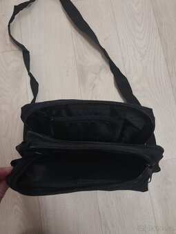 Černá pánská taška přes rameno - 3